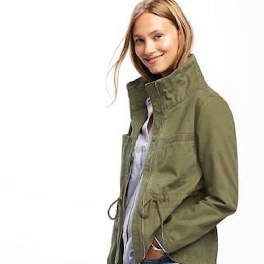 Old Navy Olive Green Utility Jacket
